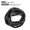 thumbnail image 2 of Uxcell 7/16" x 15/32" x 9.8ft Rubber U Channel Edge Trim Flat Type Fit for 7.5-8mm Edge, Black, 2 of 6