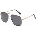 thumbnail image 1 of Polarized Men Driving Cycling Sunglasses Metal Retro Outdoor Sun Shading (Color : B, Size : Medium), 1 of 4