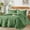 Dark Green, variant on Flymme Quilts for Queen Bed,White Soft Lightweight Bedspreads 3 Pieces Boho Leaf Pattern Coverlets Set with 2 Pillow Shams for Sofa Loveseat Couch Recliner
