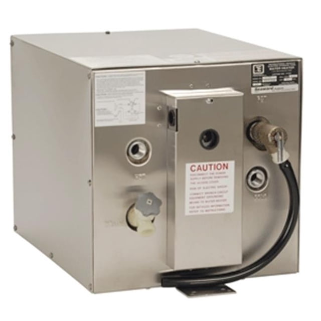 Whale Marine S700 Seaward 6 Gallon Hot Water Heater with Rear Heat Exchanger- Stainless Steel