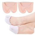 thumbnail image 4 of pares de protectores de gel para dedos, funda y funda para dedos, vendaje de gel para el metatarso del pie, ballet, punta, calcetines acolchados, sandalias., 4 of 5
