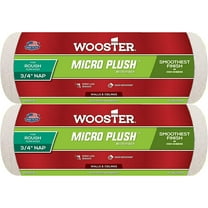 Wooster Genuine 9" Micro Plush 3/4" Nap Roller Cover 2-Pack, R249-9-2PK