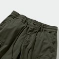 thumbnail image 6 of cllios Cargo Shorts for Men Elastic Waist Drawstring Athletic Shorts Fitness Workout Cargo Shorts with Multi Pockets Fathers Day Gift Ideas Army Green,30, 6 of 7