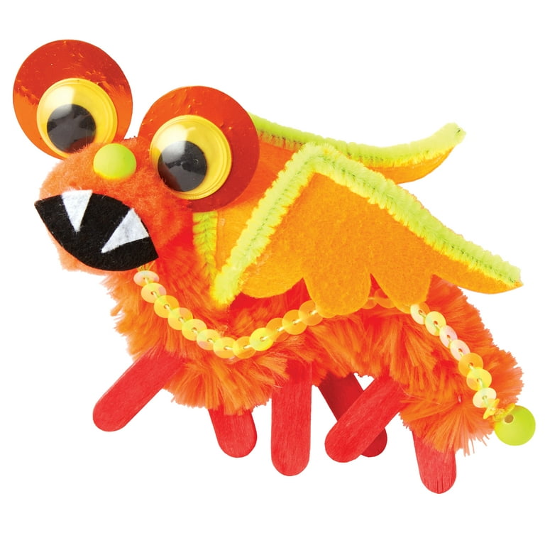 Maxi Craft Mix Funny Monsters, assorted colours, 1 pack