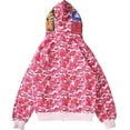 thumbnail image 3 of Shark Ape Bape Sudadera con capucha Estampado de camuflaje Suéter de poliéster Chaqueta con capucha holgada informal con cremallera para hombres Mujeres Raoliang, 3 of 4