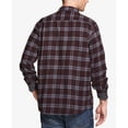 thumbnail image 2 of Weatherproof Mens Brushed Flannel Button Up Shirt maroon S, 2 of 2