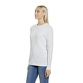 thumbnail image 4 of Women Long Sleeve T-Shirt Premium Jersey Long Sleeve Shirts Tee 100% Cotton S M L XL 2XL 3XL Blank Ladies Tshirts, 4 of 8
