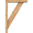 thumbnail image 3 of Ekena Millwork 3 1/2"W x 16"D x 24"H Traditional Block Smooth Bracket w/ Offset Brace, Western Red Cedar, 3 of 25