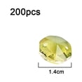 thumbnail image 2 of 14 mm 200 piezas cuentas octagonales de cristal 2 agujeros DIY accesorios de cristal para decoración del hogar y boda, 2 of 5