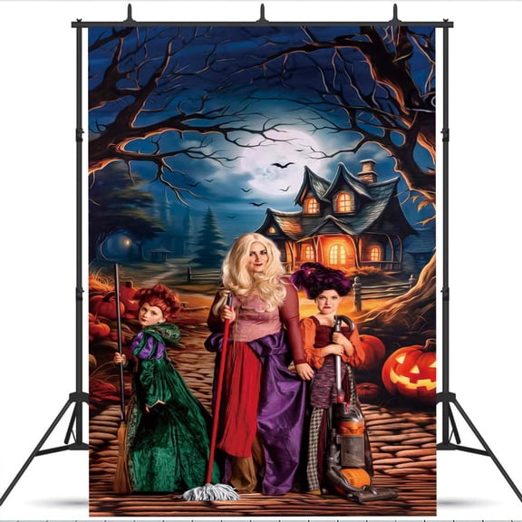Hocus Pocus school Taspestry Wall Decor Birthday Banner Backdrop Background Party Supplies Poster Fans