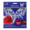 FolkArt 6" x 6" Butterfly Stencil, 1 Each