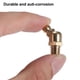 thumbnail image 5 of 50 Uds boquilla de engrase curva Unique Bargains M8x1.25 ángulo 45 grados latón grasa Zerk adaptador, 5 of 6