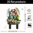 thumbnail image 5 of sruoe Acrylic Garden Stakes Decor, Gardening Pot Decorations, Outdoor Flower Fairy Statues, Cute Garden Decor, Ground Insert Garden Decoration, Durable for Patio, Flower Beds Garden Ground Plug, 5 of 6