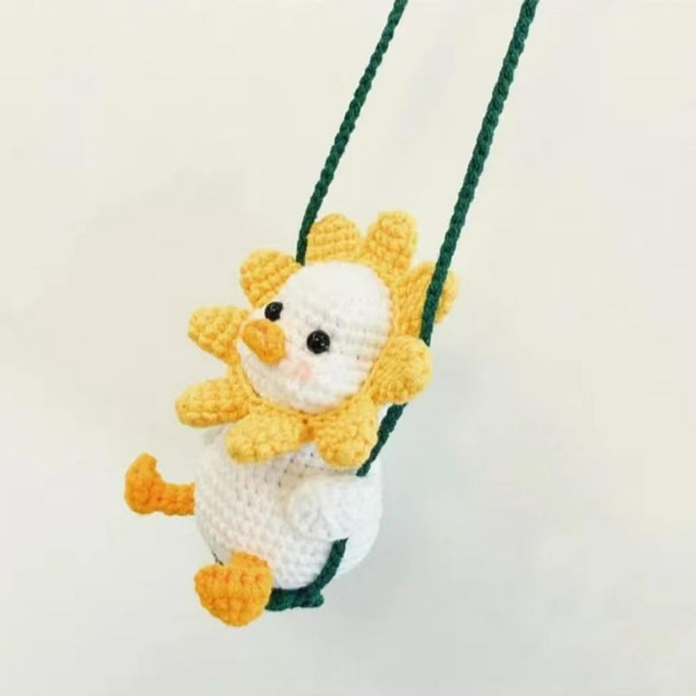 Crochet Set for Beginners, DIY Duck Hand Made Crocheting Crafts Make Your  Own Doll Stuffed Toy Decorative for Teens Festival Gift 