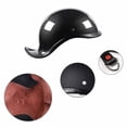 thumbnail image 2 of 2023 Gorra De Béisbol Casco Motocicleta Cascos Vintage Verano Cara Abierta Scooter Compatible Con Cruiser Chopper M, 2 of 5