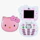thumbnail image 2 of Lindo Mini Koki Kitty teléfono móvil Flip dibujos animados F80 niños Dual Sim 2G GSM teclado botón reproductor MP3 desbloqueado función teléfono móvil, 2 of 4