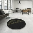 thumbnail image 4 of Ahgly Company Machine Washable Indoor Rectangle Transitional Black Area Rugs, 5' x 8', 4 of 7