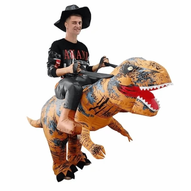 Disfraz Xtellar Inflable De Dinosaurio T-rex Para Halloween