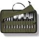 thumbnail image 5 of Nvzi Bolsa para cubiertos, portátil, enrollable, de poliéster, para tenedores, cucharas y palillos, resistente al agua, organizador de viaje para utensilios de cocina, color verde militar., 5 of 5