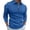 Z1 Blue, variant on Mens Shirts Solid Color Zipper Lapel Long Sleeved Top Work Clothing
