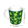 thumbnail image 2 of Yiaed Tennis Balls Print Ceramics Coffee,Large Handle Design,Extra Large Tea and Coffee Cup for Office and Home Mugs, 2 of 6