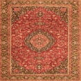 thumbnail image 1 of Ahgly Company Indoor Square Persian Orange Traditional Area Rugs, 3' Square, 1 of 1