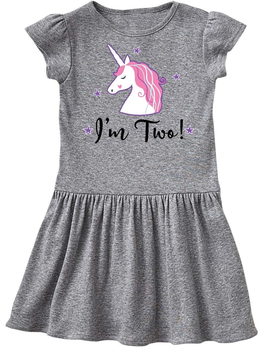 Inktastic Lil Sis Unicorn Girls Sister Toddler T-Shirt Little Cute Hearts Gift