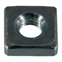 #10-32 Zinc Plated Steel Fine Thread Square Nuts SQRNT-038 (30 pcs.)