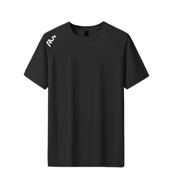 Afdoent Mens T Shirts Male Reflective Print Quick Silk T Shirt For Sports And Casual Wear Classic Tee