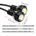 thumbnail image 3 of Lámpara Led Eagle Eye Lámparas Diurnas De Baja Potencia Luces De Marcha Atrás Impermeables Para Automóviles Vogacara VI012435-02, 3 of 6