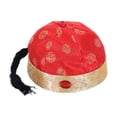 thumbnail image 1 of Sombrero oriental chino, juego de rol, sombrero de emperador para carnaval, cosplay, espectáculo de disfraces Rojo 54cm, 1 of 8
