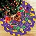 thumbnail image 6 of Mardi Gras Decorations 48 inch Mardi Gras Tree Skirt Mardi Gras Fleur de Lis Masquerade Party Mask Tree Skirt Mardi Gras Party Decorations Mardi Gras Tree Decorations, 6 of 6