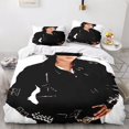 thumbnail image 2 of Michael Jackson Duvet Cover Sets Dancer Musician Bedding Sets Microfiber Bedding Set King, 2 of 5