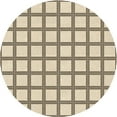 thumbnail image 1 of Ahgly Company Indoor Round Patterned Wheat Beige Area Rugs, 6' Round, 1 of 6