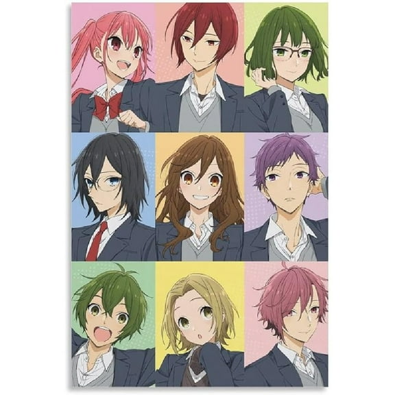Anime Horimiya Poster Gifts Canvas Painting Poster Wall Art Decorative Picture Prints Modern Decor Framed-unframed 08x12inch(20x30cm)