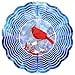 thumbnail image 3 of Next Innovations 101408001-WINTERRED 10 in. Winter Red Wind Spinner Yard Art, 3 of 4