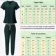 thumbnail image 2 of Médicas Ropa De Trabajo Médico Pijamas Uniforme Quirúrgico, 2 of 8