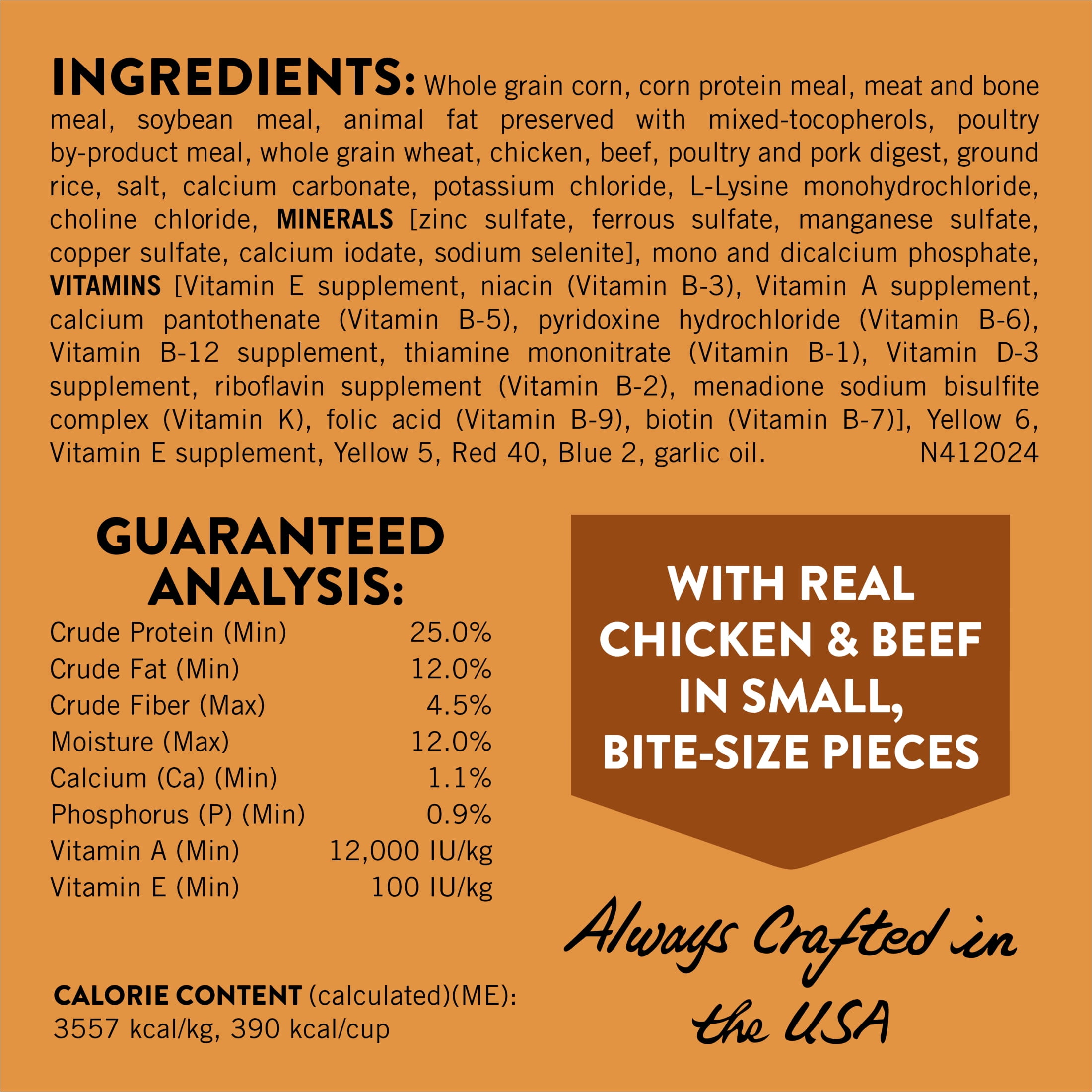Purina Dog Chow Real Chicken & Beef Gravy Dry Dog Food, 16.5 lb Bag