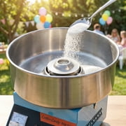 Commercial Cotton Candy Machine - 1000W Electric Cotton Candy Maker with 3500RPM Motor, Stainless Steel Bowl, Perfect for Home, Parties, Carnivals & Events (Blue)