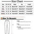 thumbnail image 3 of Idoravan Women's Size Pants Fashion Womens Solid Bandage Loose Casual Wide Leg Leggings Bottom Long Pants, 3 of 5