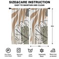 thumbnail image 2 of Blackout Kids Curtains,Brown Boho Plant Pattern Childrens Insulated Curtains Set Of 2,Bedroom Essentials,Toddler Room Decor 42x84in(106x213cm), 2 of 5