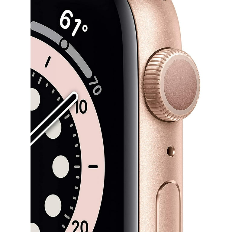 Apple Watch SE (GPS, 40mm) - Gold Aluminum Case with Pink Sand Sport Band  (Renewed)