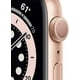 thumbnail image 2 of Apple Watch Series 6 (GPS, 40mm) - Gold Aluminum Case with Pink Sand Sport Band (Renewed), 2 of 9