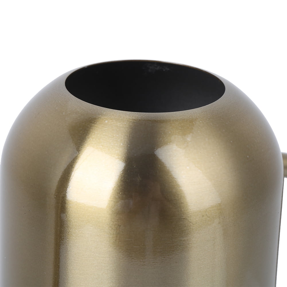 Suodoka 1.5L Gold Stainless Steel Watering Can with Long Spout (1.5 Liters / 50.7 oz) Elegant Garden Watering Pot for Indoor Outdoor Plants Home Irrigation Tool