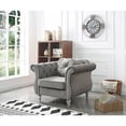 thumbnail image 2 of Glory Furniture Hollywood Accent Chair in Dark Gray Color, 2 of 6