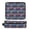 Cartoon Truck Pattern, variant on Hair Tool Organizer Bag with Heat Resistant Mat Removable Travel Storage Case for Hot Air Brushes Curling Irons Unicorns and Rainbow Stripes