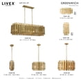 thumbnail image 3 of Livex Lighting - Greenwich - 6 Light Pendant in Mid Century Modern Style - 24, 3 of 15