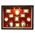 thumbnail image 1 of Mini Golden Frame Silhouette Box Improved Shadow Box Frame Kit With Museum And Golden Miniature Figu, 1 of 4
