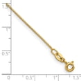 thumbnail image 2 of 14k Solid Yellow Gold 0.7mm Box Chain Necklace 24 Inch Chain Necklace for Women and Men - 2.4 Grams, 2 of 2