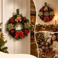 thumbnail image 2 of Dmlowu Christmas Wreath for Front Door, Artificial Wreaths for Front Door Wall Window, Christmas Decorations Indoor Ourdoor, 2 of 8